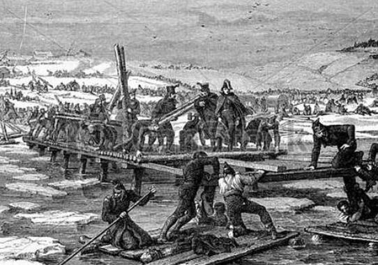 la bérézina trasposé aux Ozières (il ne s' agit pas d'un bateau à apéritif !!!!!!