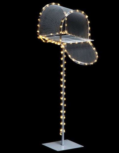 Boite aux lettres lumineuse à installer à Yzeure pour guider dans la nuit noire les distributeurs de journaux 